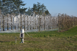 Lutte contre le gel par aspersion. CTIFL Lanxade 27-28/02/2018